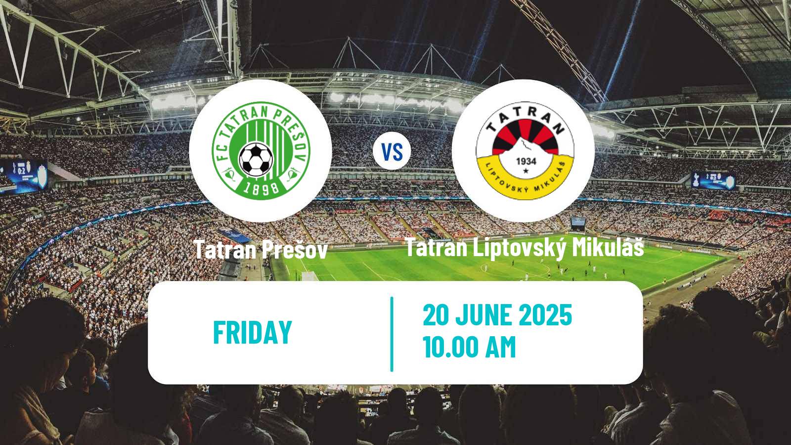 Soccer Club Friendly Tatran Prešov - Tatran Liptovský Mikuláš