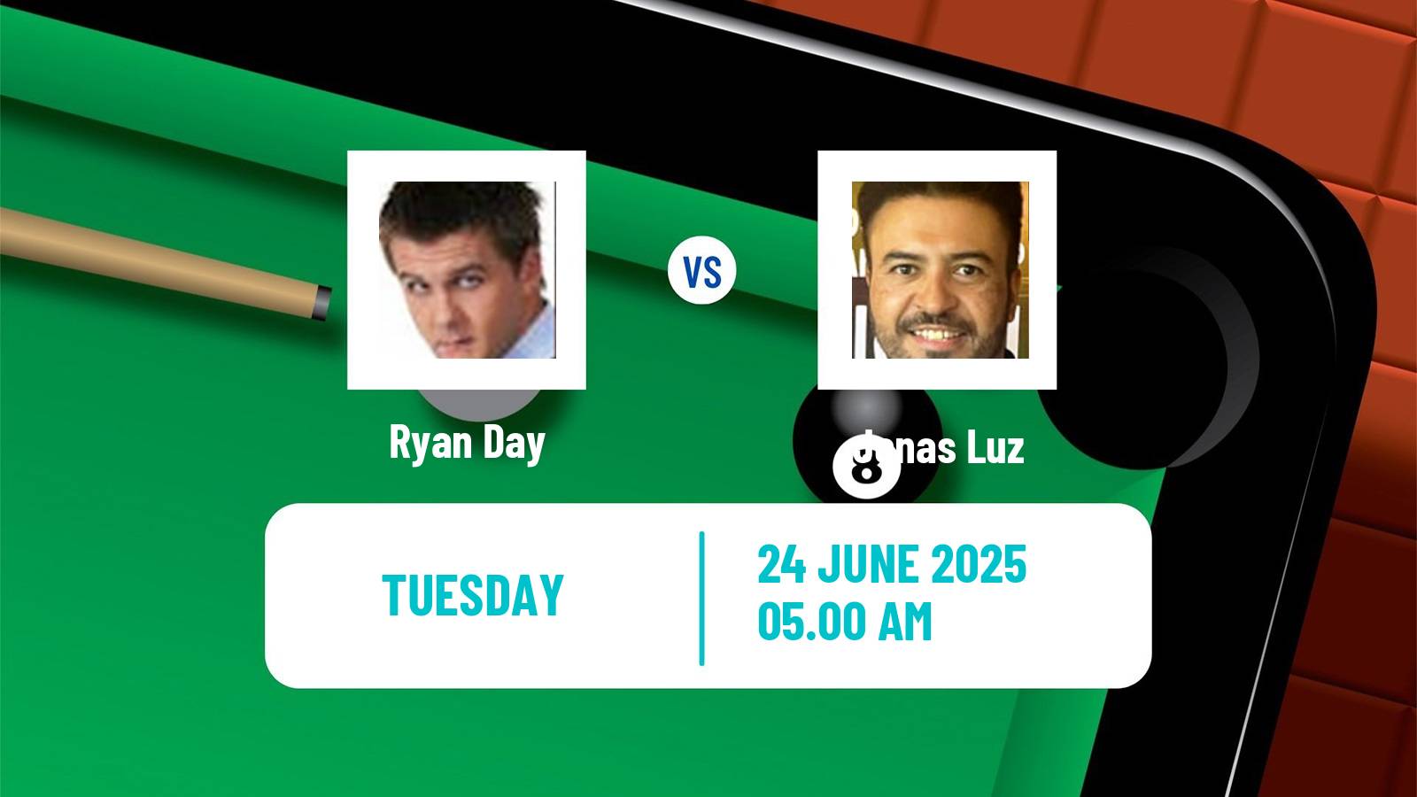 Snooker Wuhan Open Ryan Day - Jonas Luz