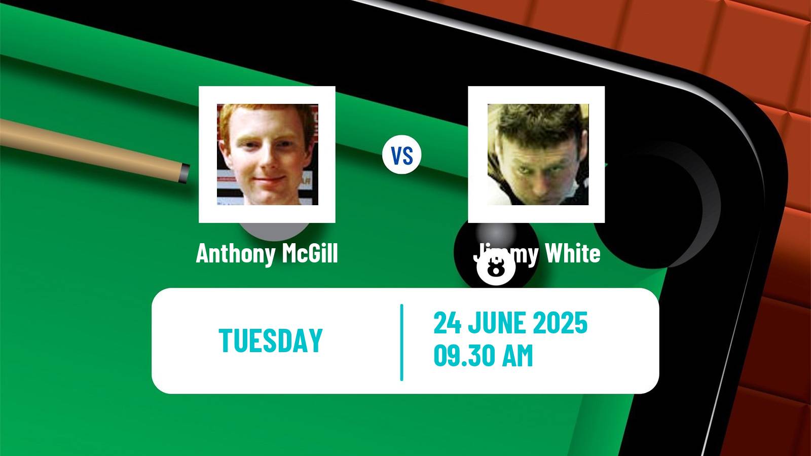 Snooker Wuhan Open Anthony McGill - Jimmy White