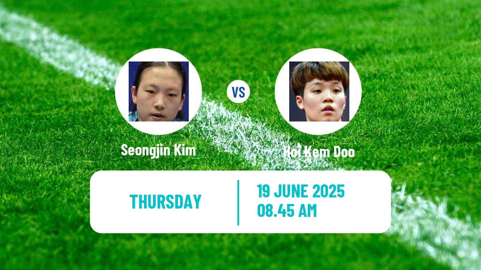 Table tennis Wtt Star Contender Ljubljana Women Seongjin Kim - Hoi Kem Doo