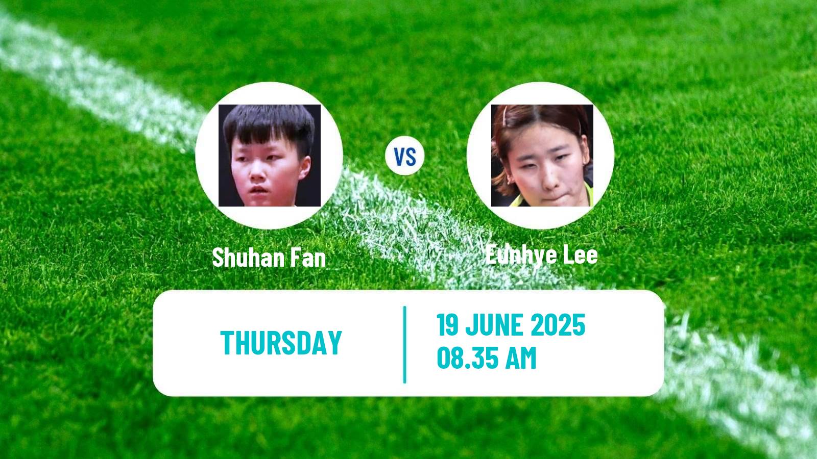 Table tennis Wtt Star Contender Ljubljana Women Shuhan Fan - Eunhye Lee