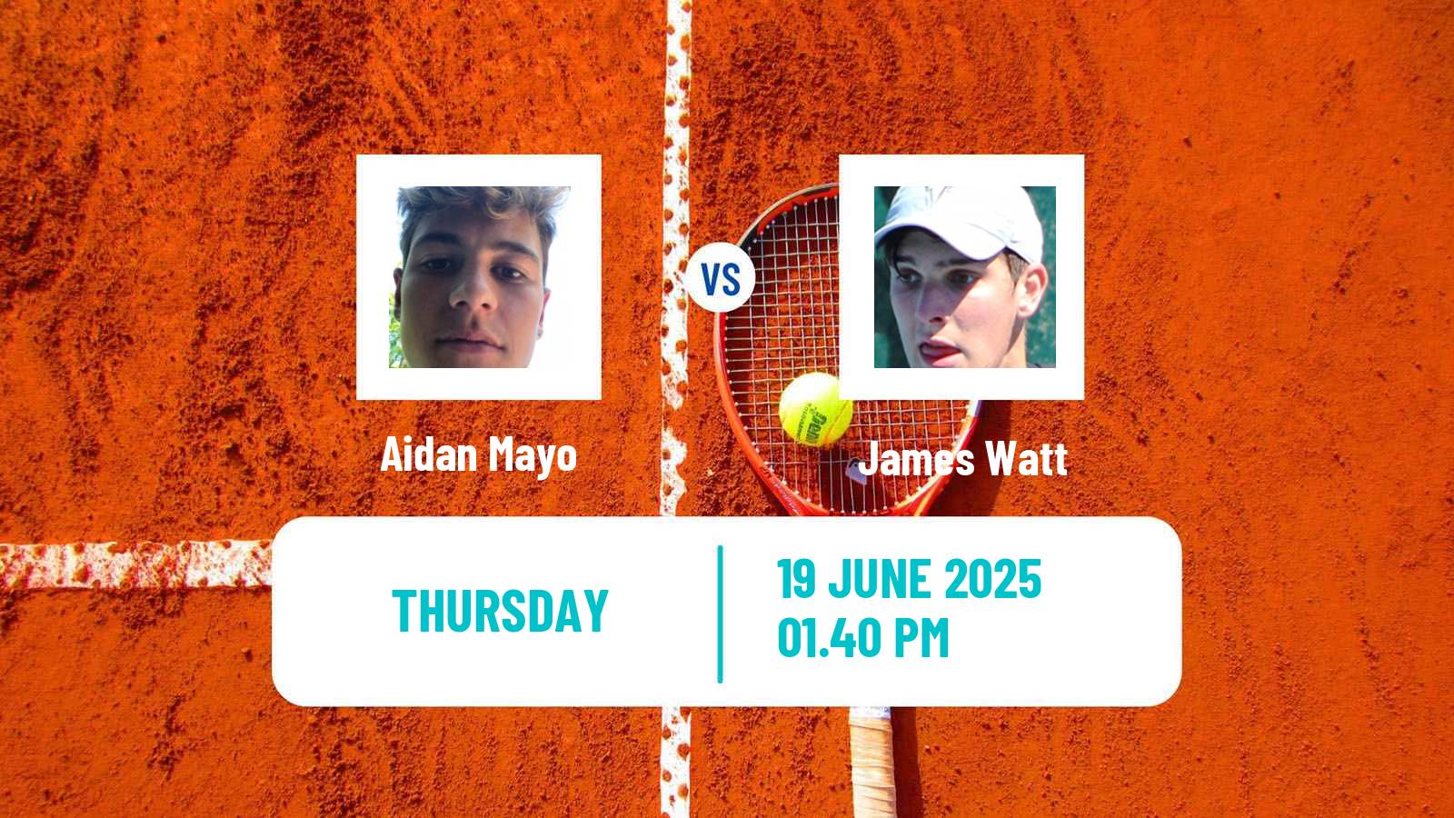 Tennis ITF M25 Tulsa Ok Men Aidan Mayo - James Watt