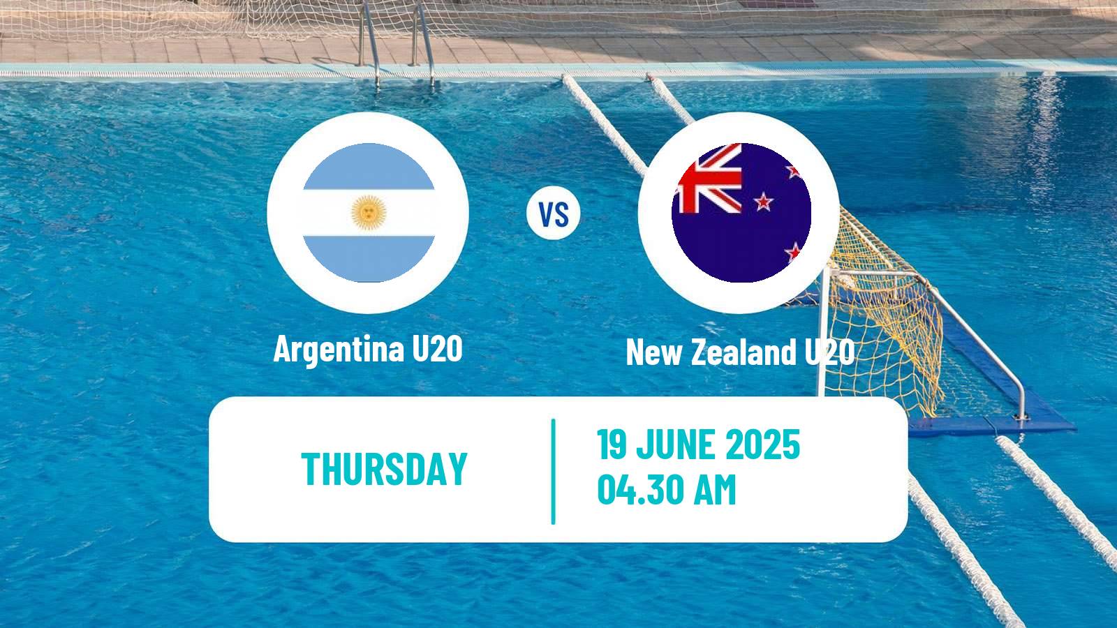 Water polo World Championship Water Polo U20 Argentina U20 - New Zealand U20