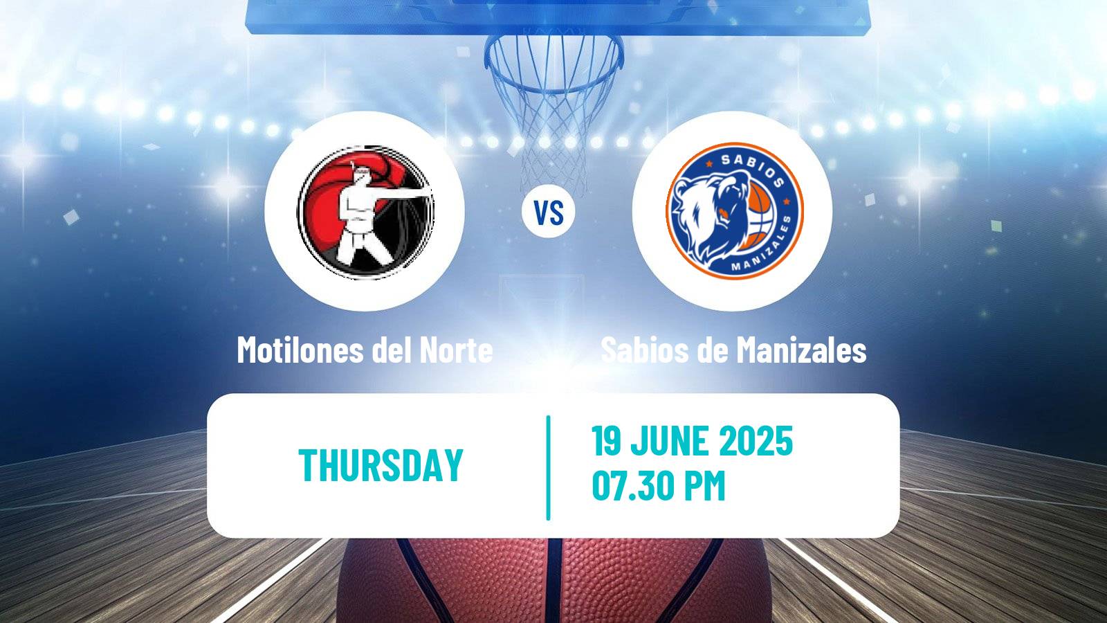 Basketball Colombian LBP Basketball Motilones del Norte - Sabios de Manizales