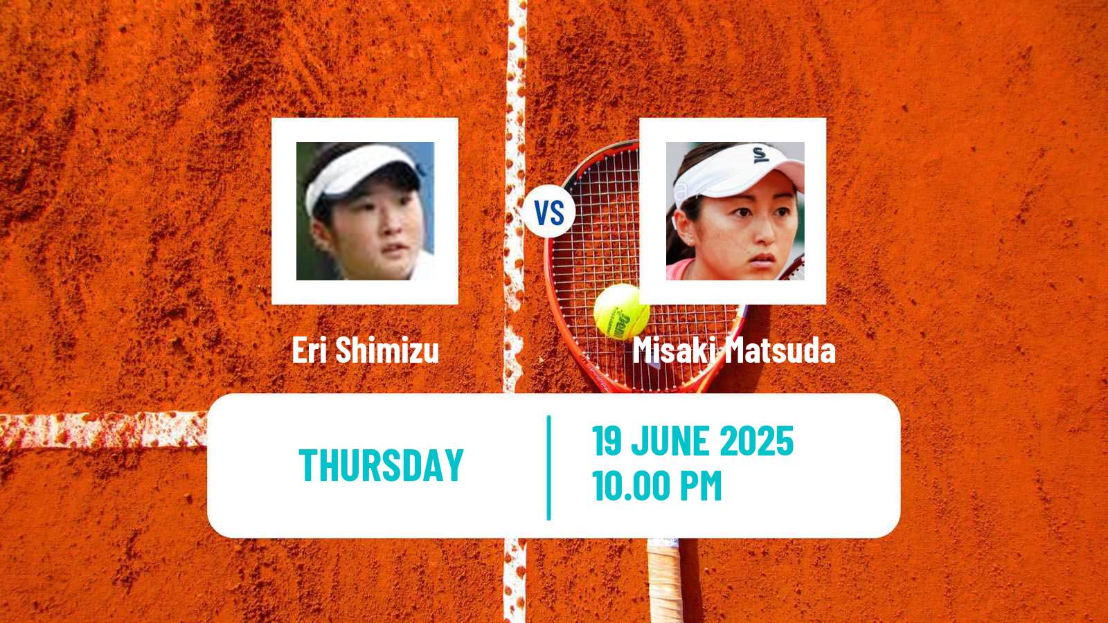 Tennis ITF W35 Taipei Women Eri Shimizu - Misaki Matsuda