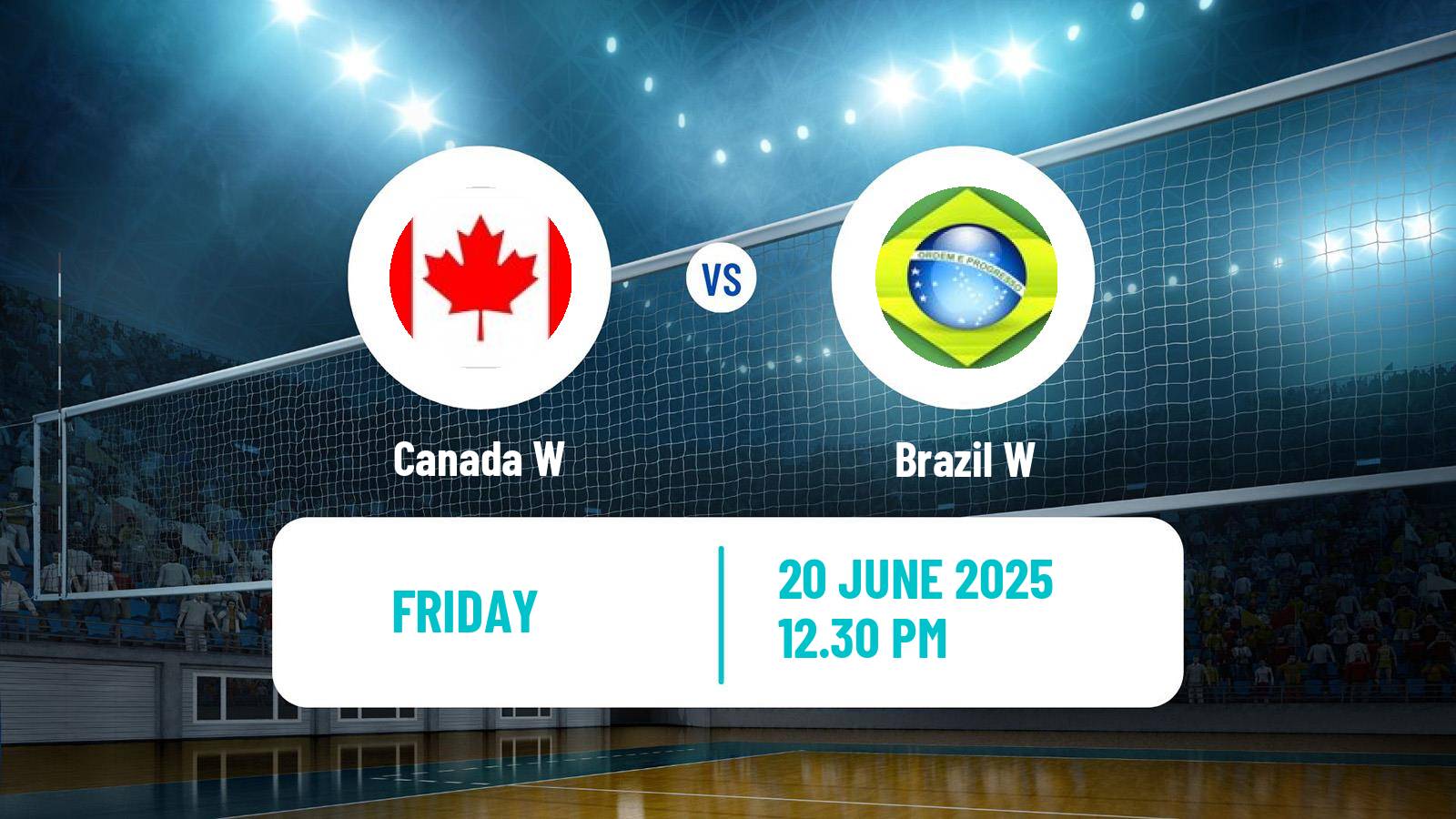Volleyball Nations League Volleyball Women Canada W - Brazil W