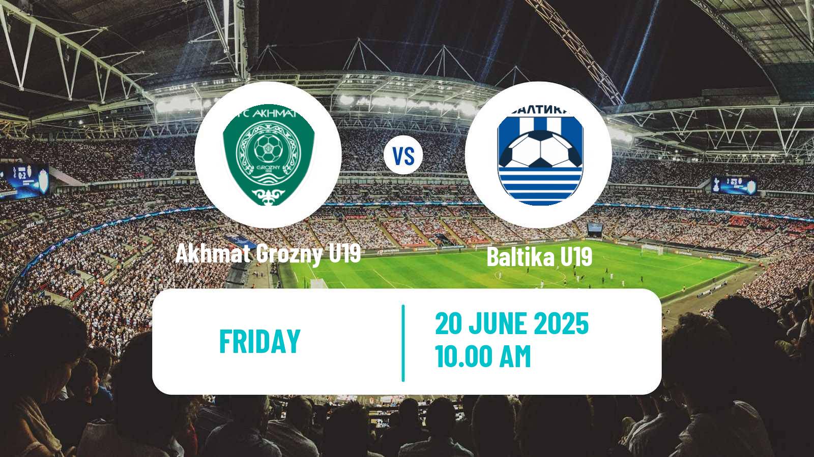 Soccer Russian Youth League Akhmat Grozny U19 - Baltika U19
