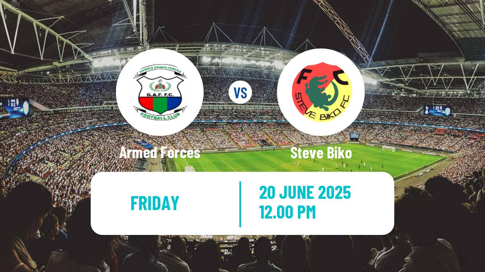 Soccer Gambian GFA League Armed Forces - Steve Biko