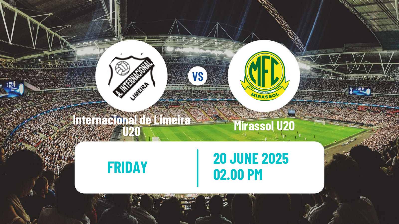 Soccer Brazilian Paulista U20 Internacional de Limeira U20 - Mirassol U20