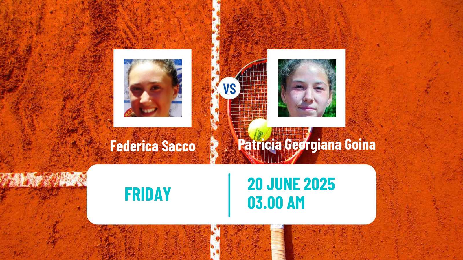 Tennis ITF W15 Kursumlijska Banja 7 Women Federica Sacco - Patricia Georgiana Goina