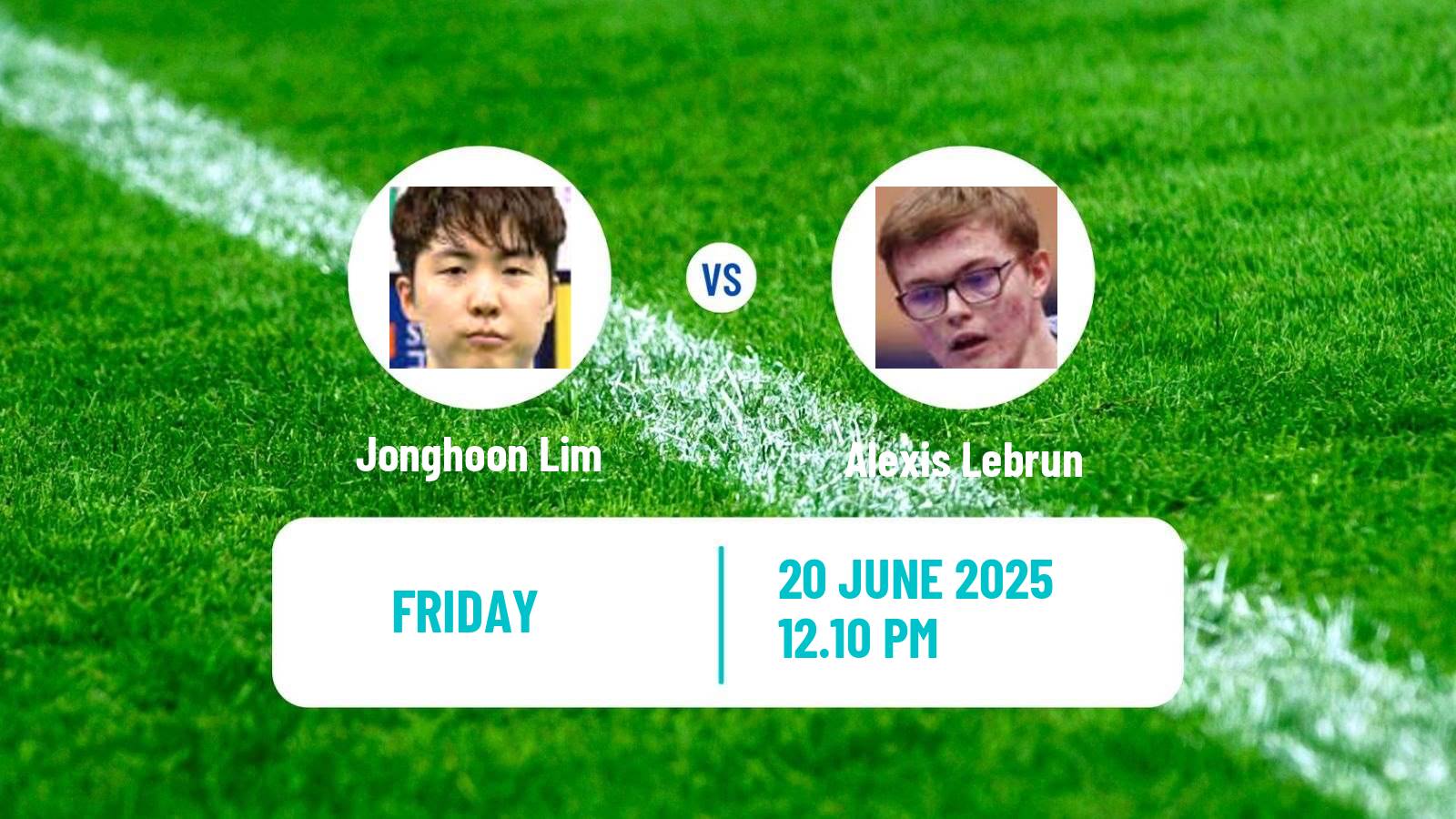 Table tennis Wtt Star Contender Ljubljana Men Jonghoon Lim - Alexis Lebrun