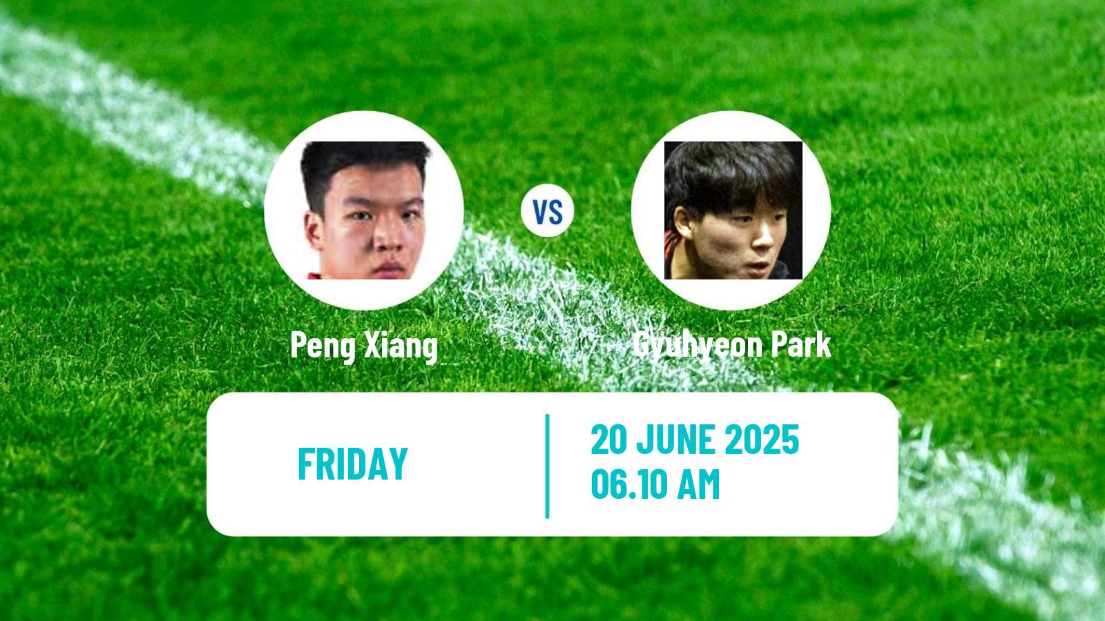 Table tennis Wtt Star Contender Ljubljana Men Peng Xiang - Gyuhyeon Park