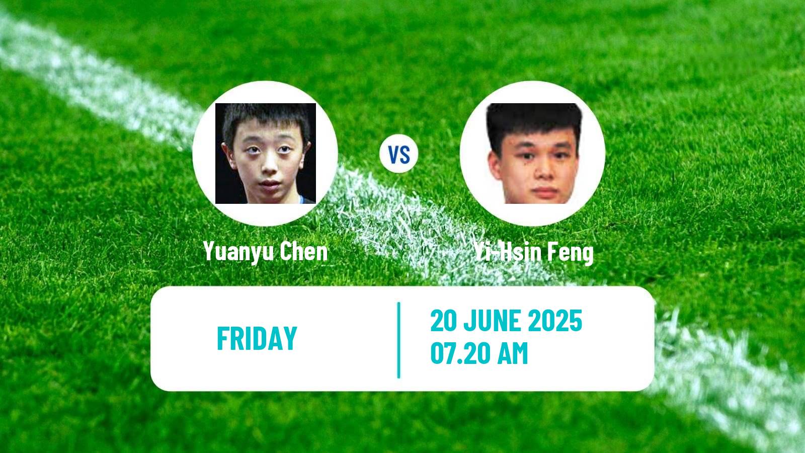 Table tennis Wtt Star Contender Ljubljana Men Yuanyu Chen - Yi-Hsin Feng
