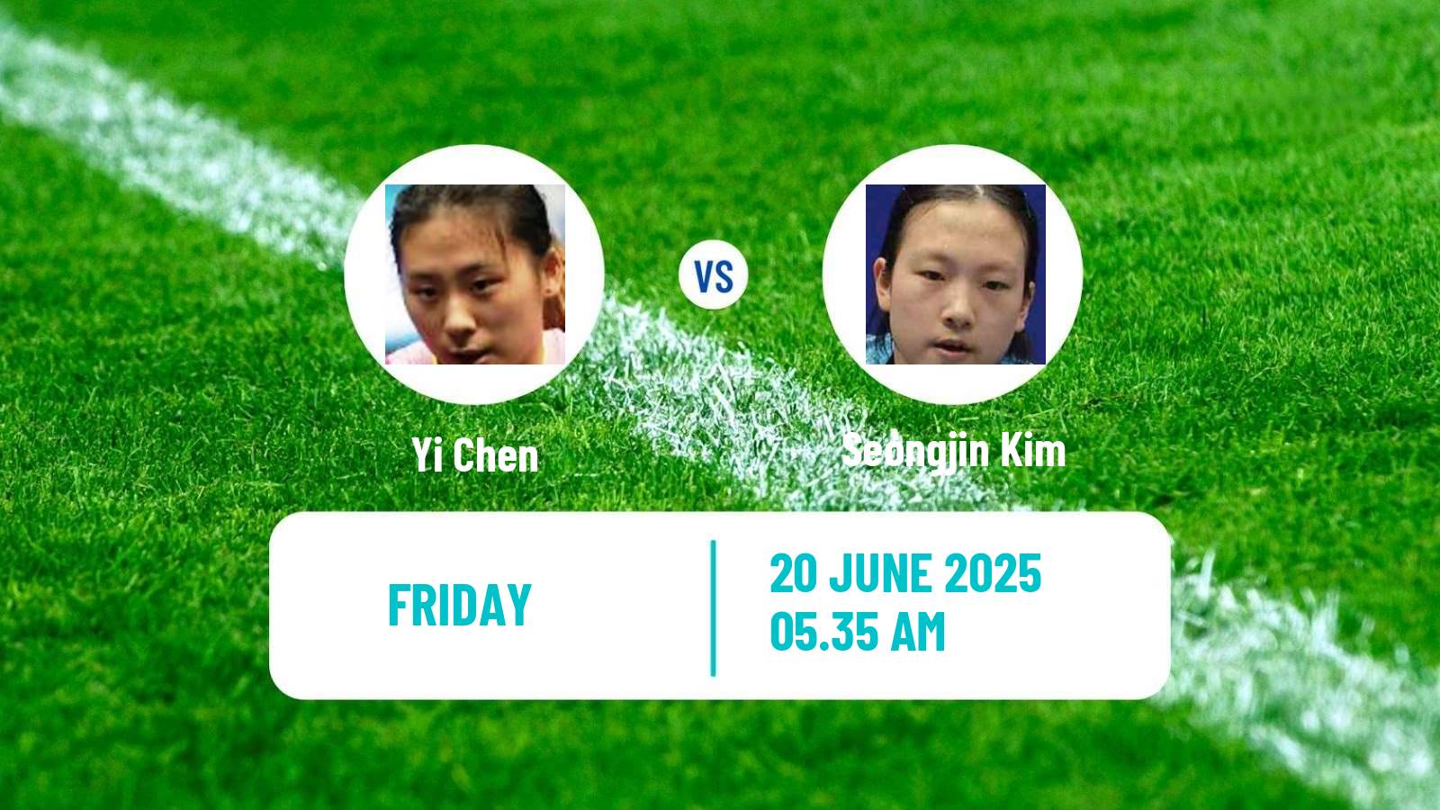 Table tennis Wtt Star Contender Ljubljana Women Yi Chen - Seongjin Kim