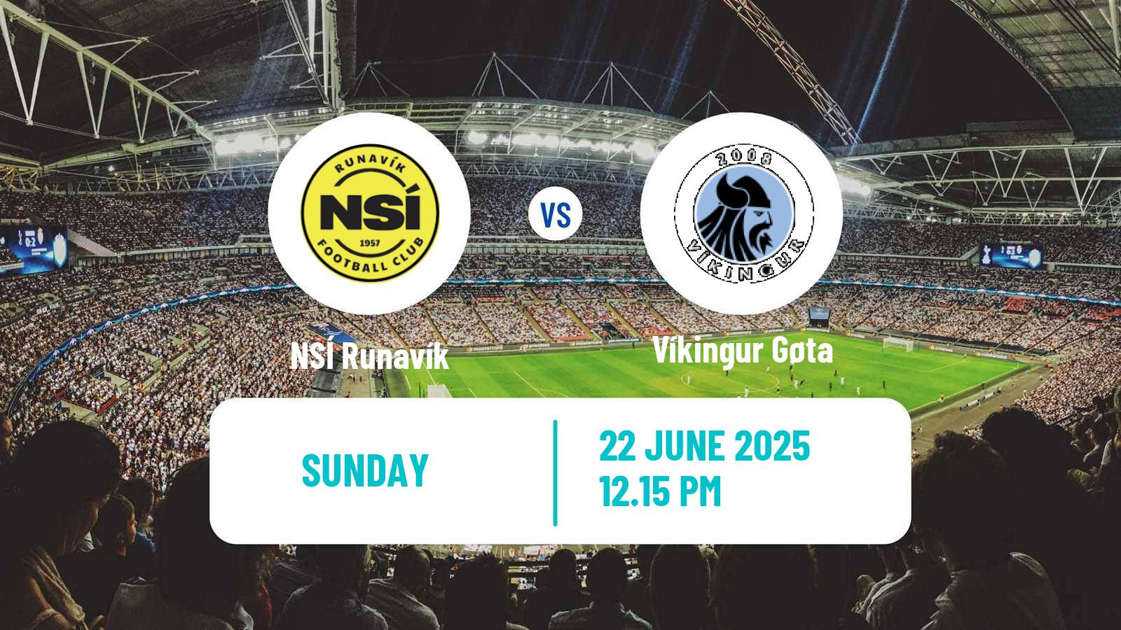 Soccer Faroe Islands Premier League NSÍ Runavík - Víkingur Gøta