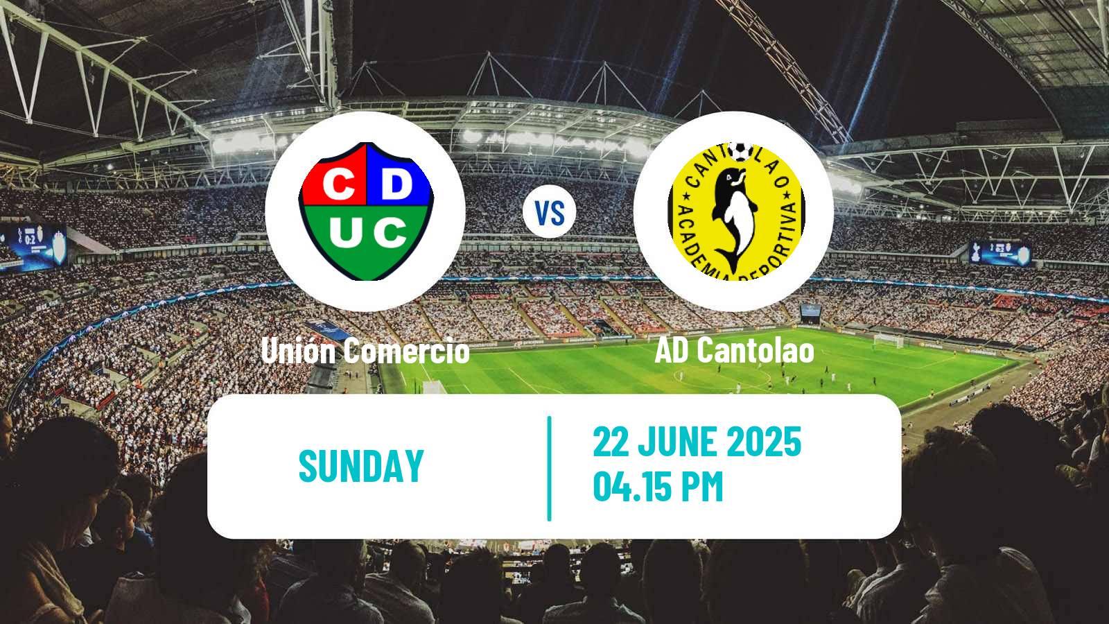 Soccer Peruvian Liga 2 Unión Comercio - Cantolao