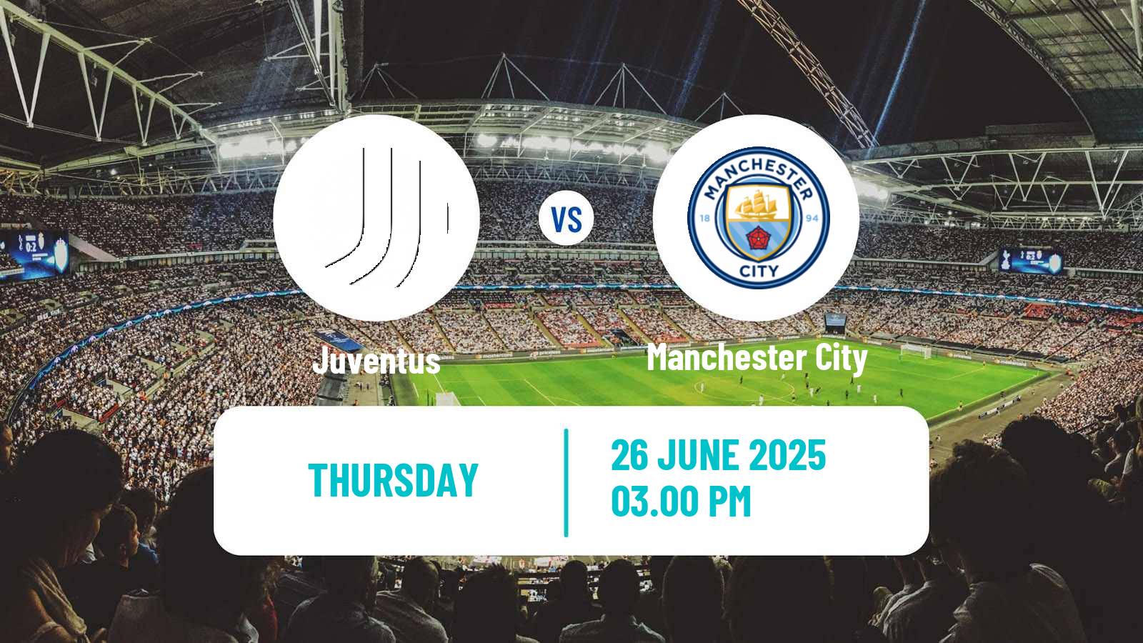 Soccer FIFA Club World Cup Juventus - Manchester City