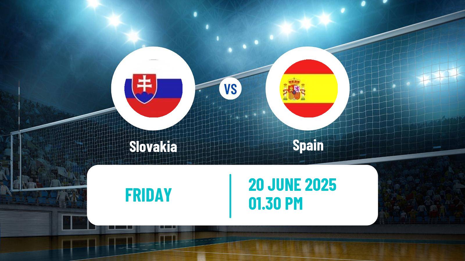 Volleyball Golden European League Volleyball Slovakia - Spain