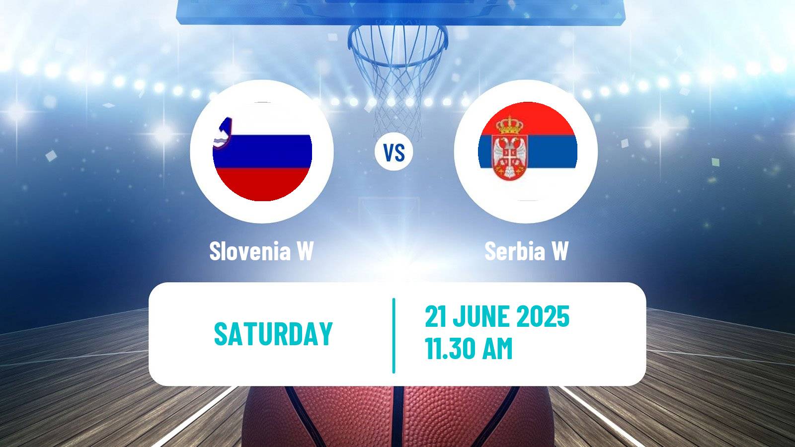 Basketball EuroBasket Women Slovenia W - Serbia W