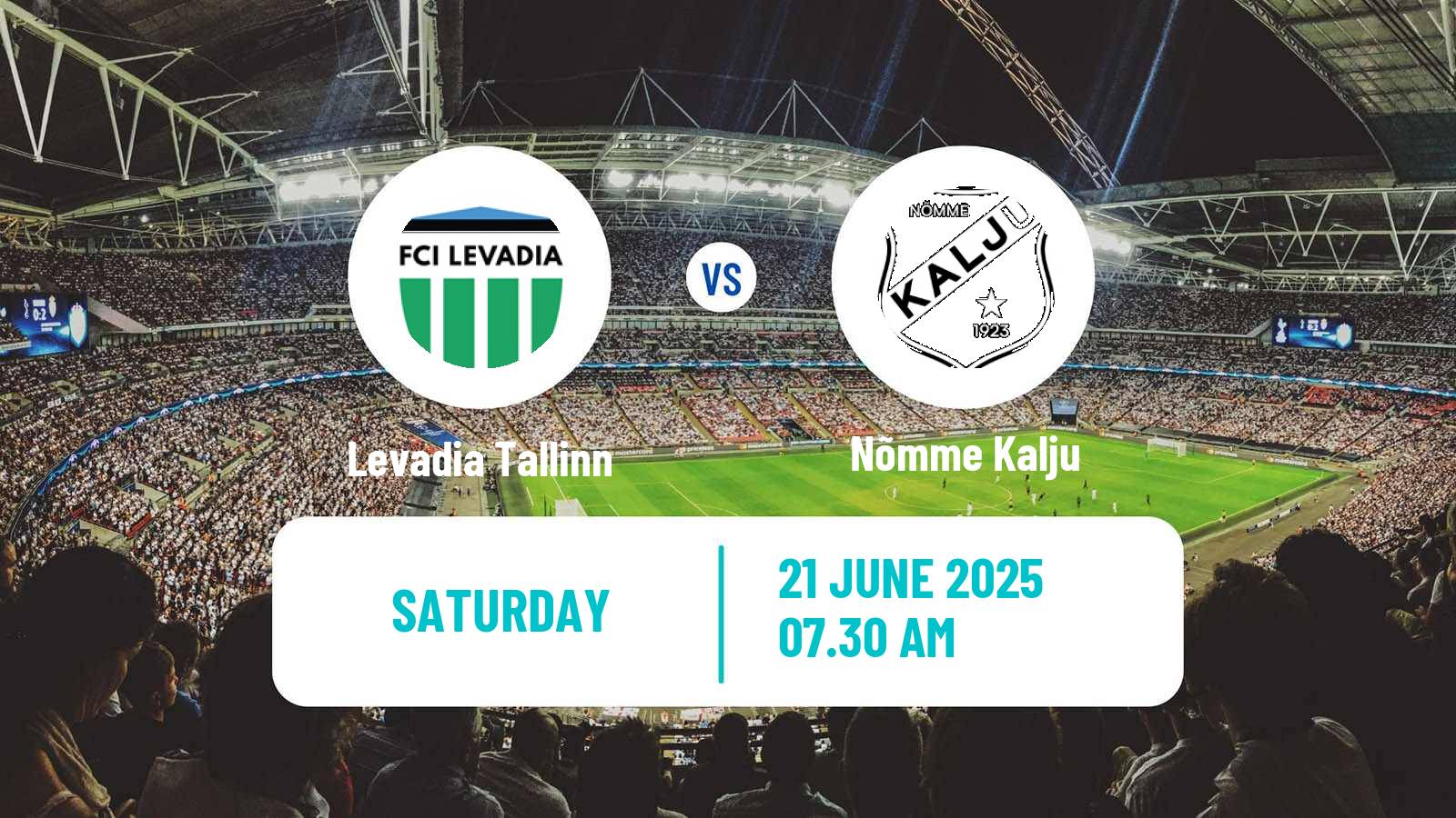 Soccer Estonian Meistriliiga Levadia Tallinn - Nõmme Kalju