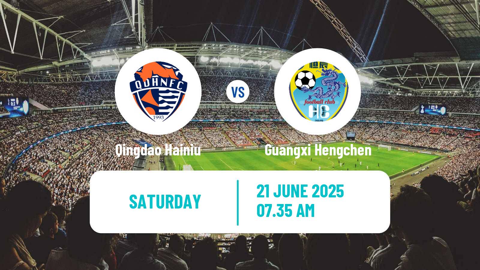 Soccer Chinese FA Cup Qingdao Hainiu - Guangxi Hengchen