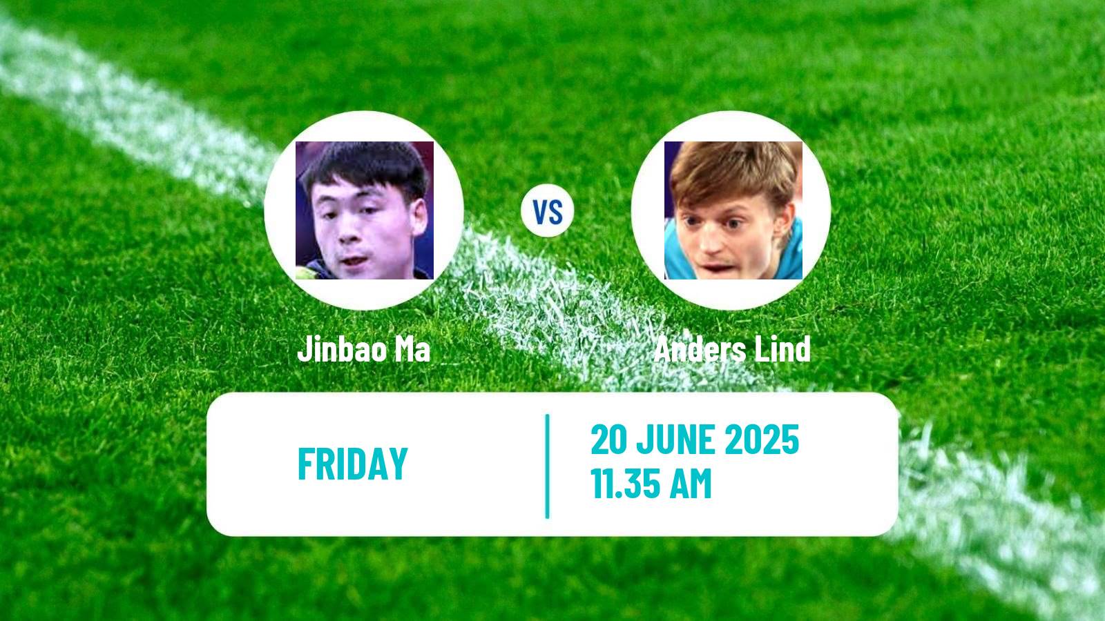 Table tennis Wtt Star Contender Ljubljana Men Jinbao Ma - Anders Lind
