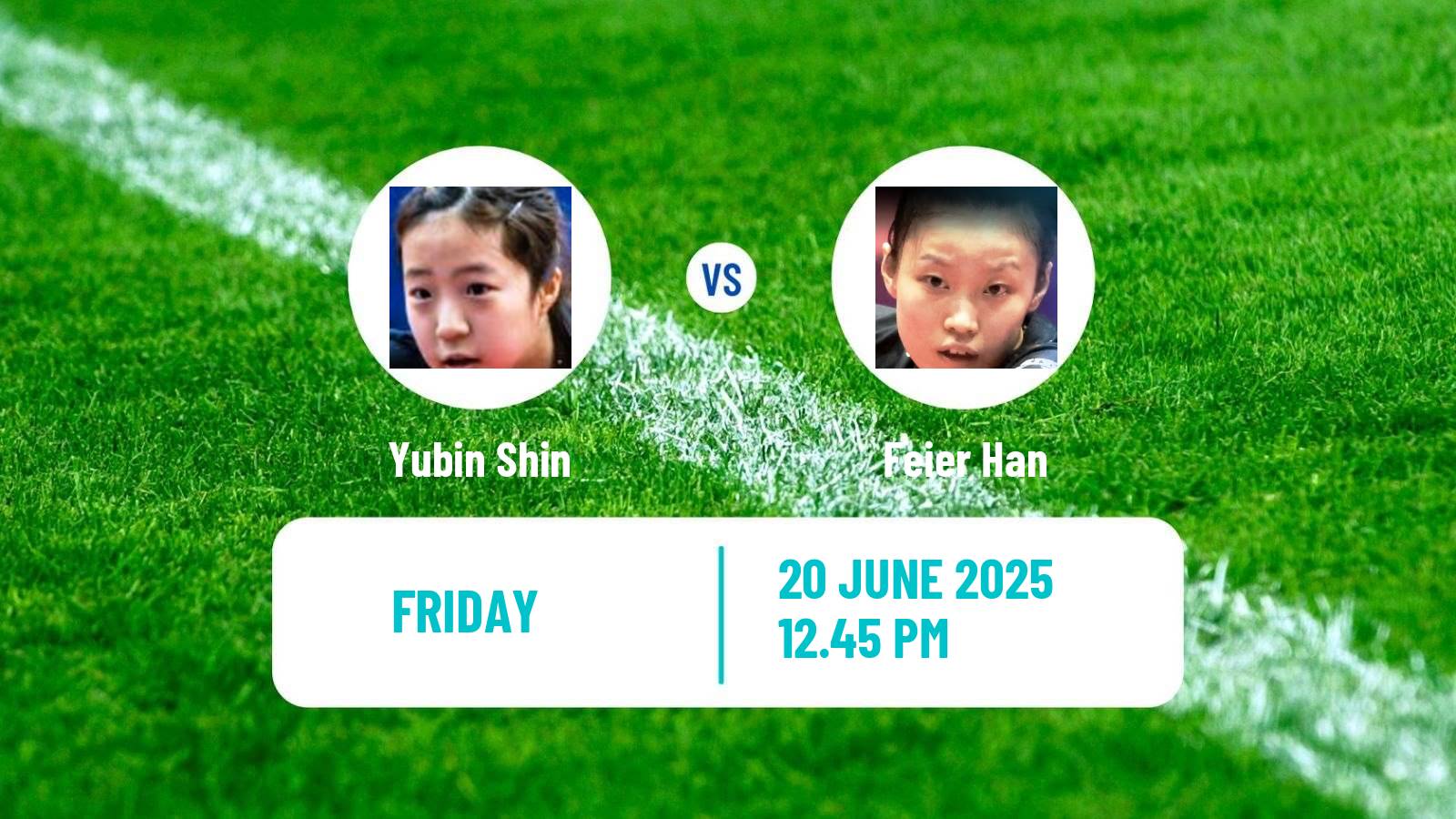 Table tennis Wtt Star Contender Ljubljana Women Yubin Shin - Feier Han