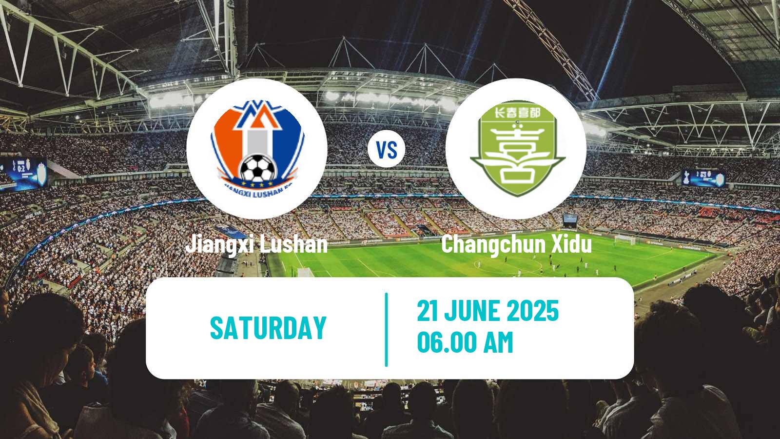 Soccer Chinese Yi League Jiangxi Lushan - Changchun Xidu