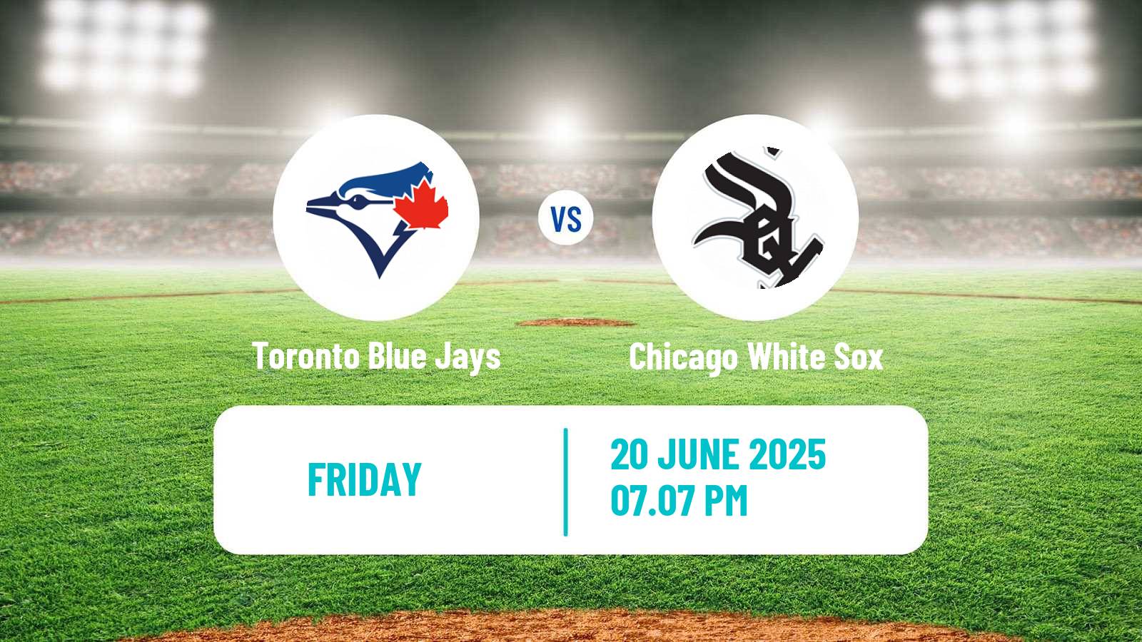 Baseball MLB Toronto Blue Jays - Chicago White Sox