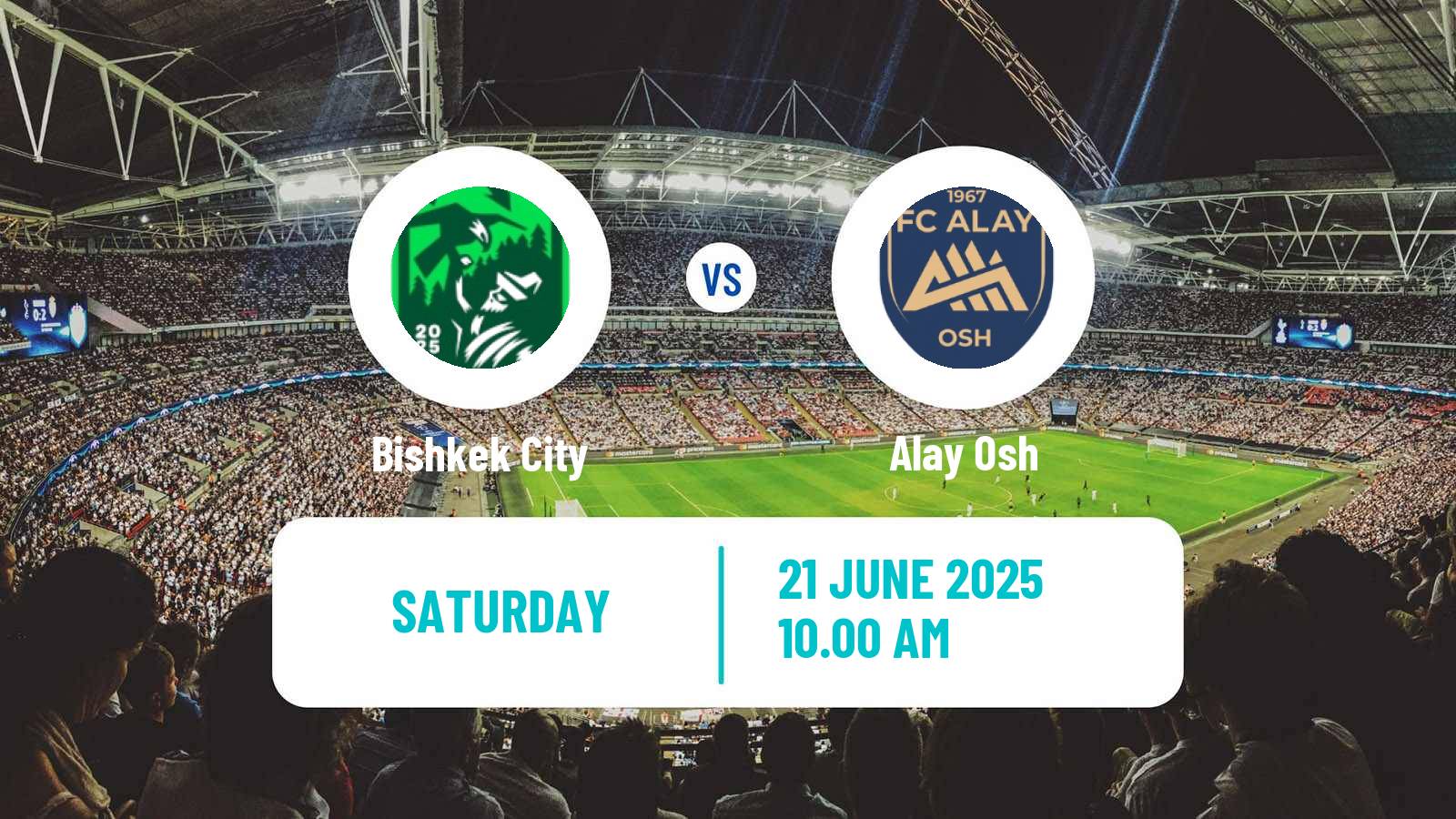 Soccer Kyrgyzstan Premier Liga Bishkek City - Alay Osh