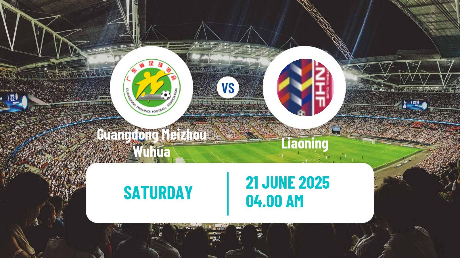 Soccer Chinese Super League Women Guangdong Meizhou Wuhua - Liaoning