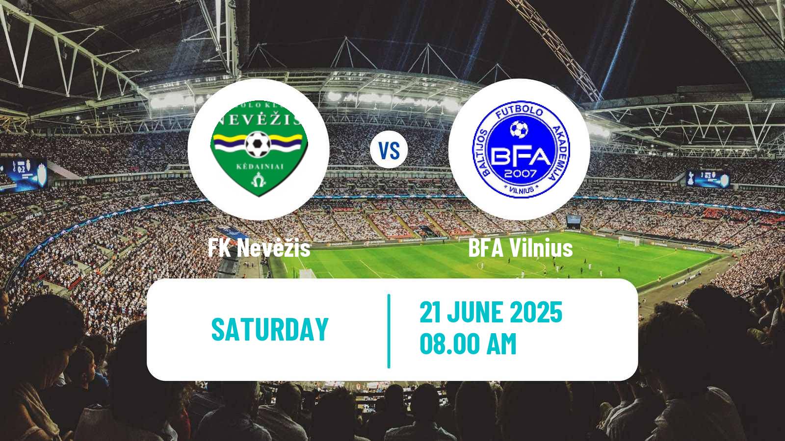 Soccer Lithuanian Division 2 Nevėžis - BFA Vilnius