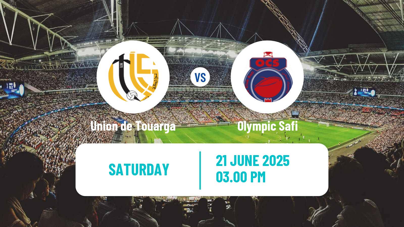 Soccer Moroccan Coupe du Trone Union de Touarga - Olympic Safi