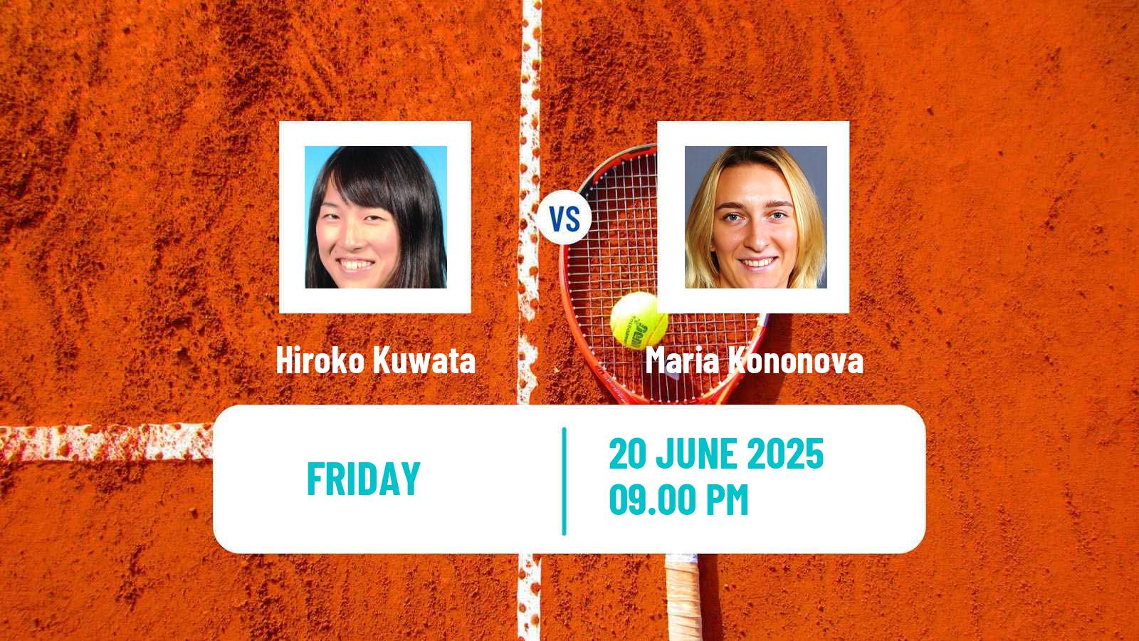 Tennis ITF W35 Wichita Ks Women Hiroko Kuwata - Maria Kononova