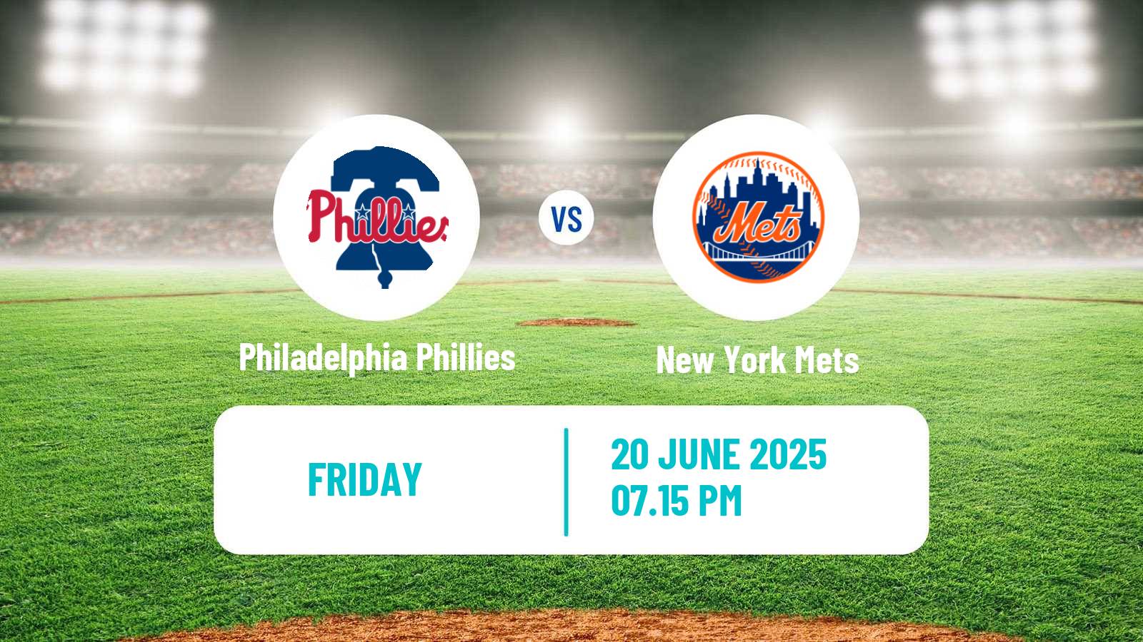 Baseball MLB Philadelphia Phillies - New York Mets