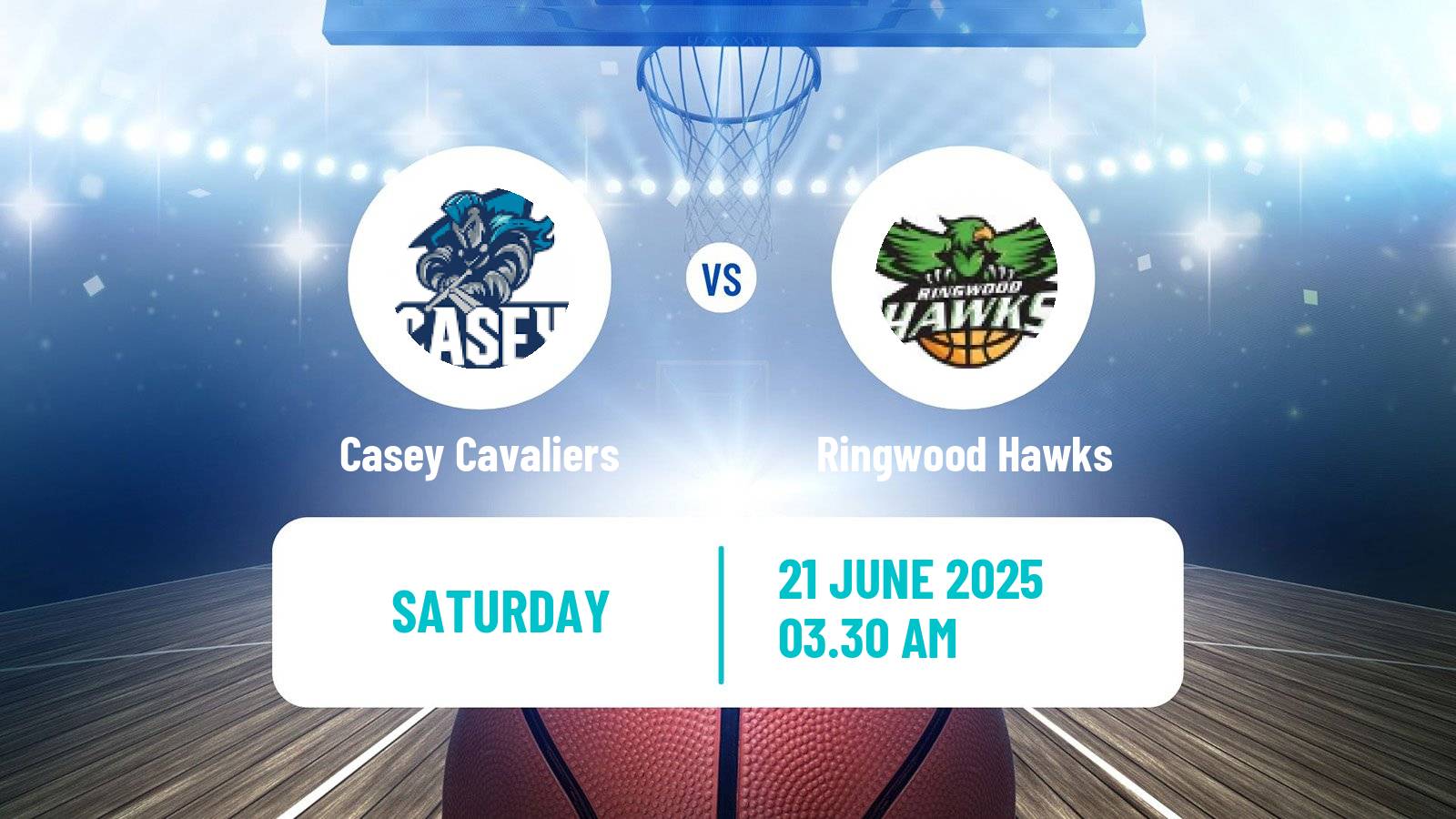Basketball Australian NBL1 South Women Casey Cavaliers - Ringwood Hawks