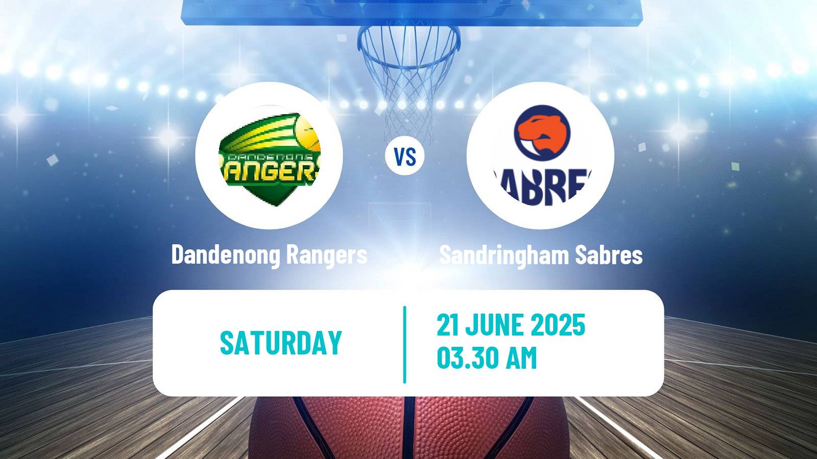 Basketball Australian NBL1 South Women Dandenong Rangers - Sandringham Sabres