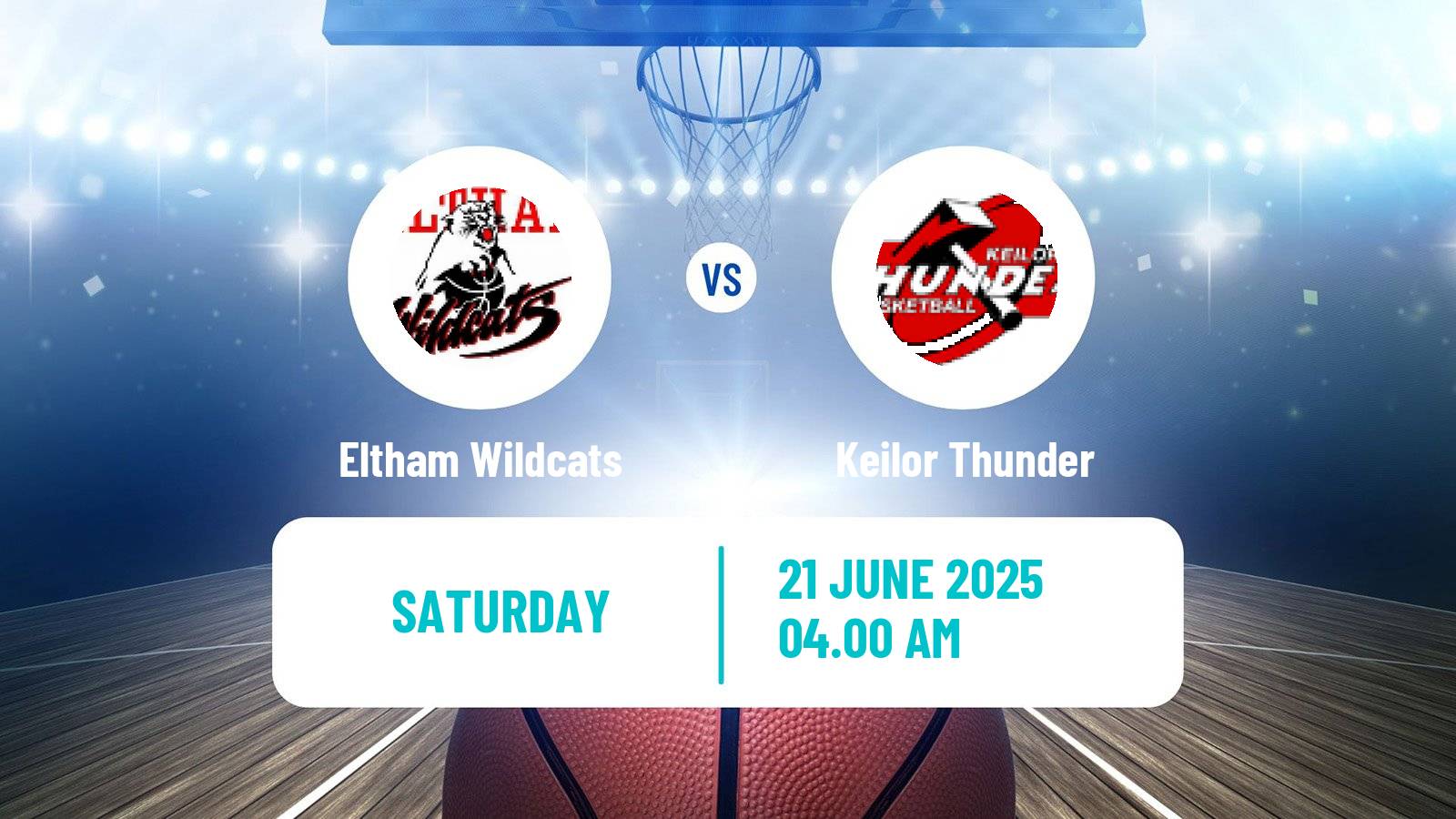 Basketball Australian NBL1 South Women Eltham Wildcats - Keilor Thunder