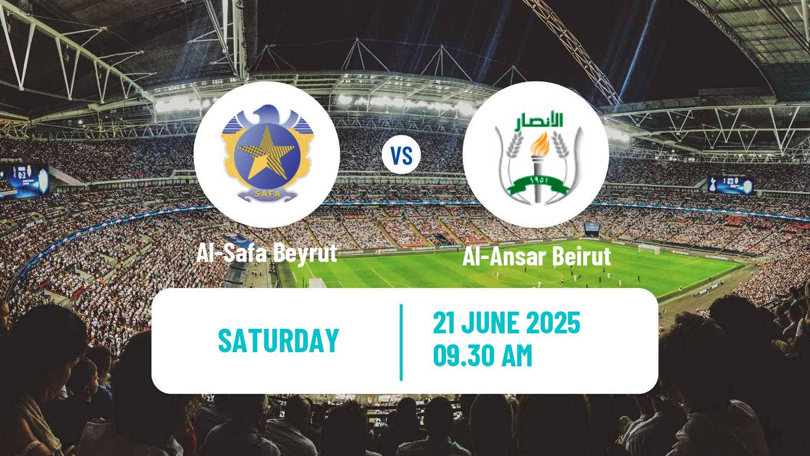 Soccer Lebanese Premier League Al-Safa Beyrut - Al-Ansar Beirut