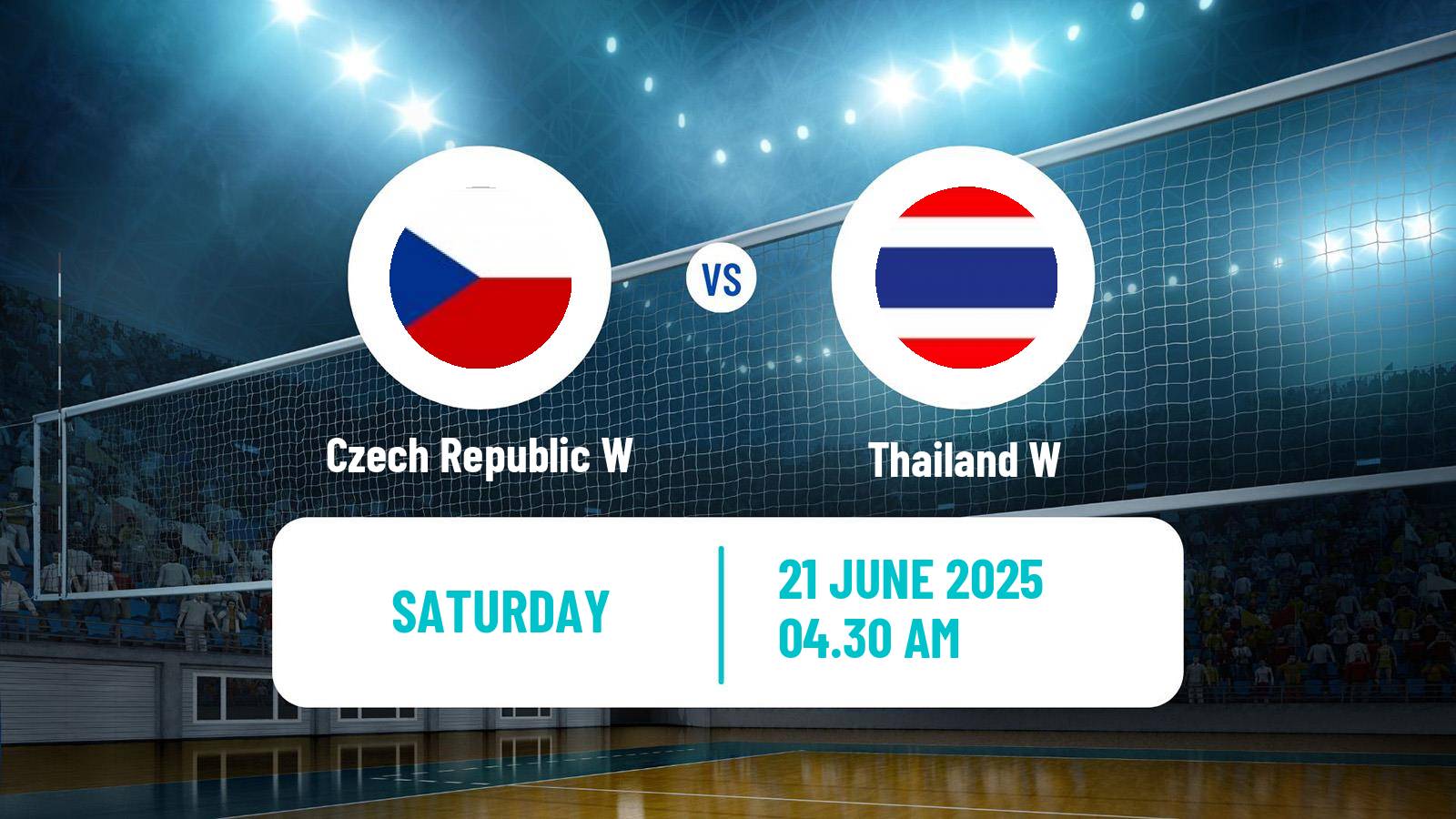 Volleyball Nations League Volleyball Women Czech Republic W - Thailand W