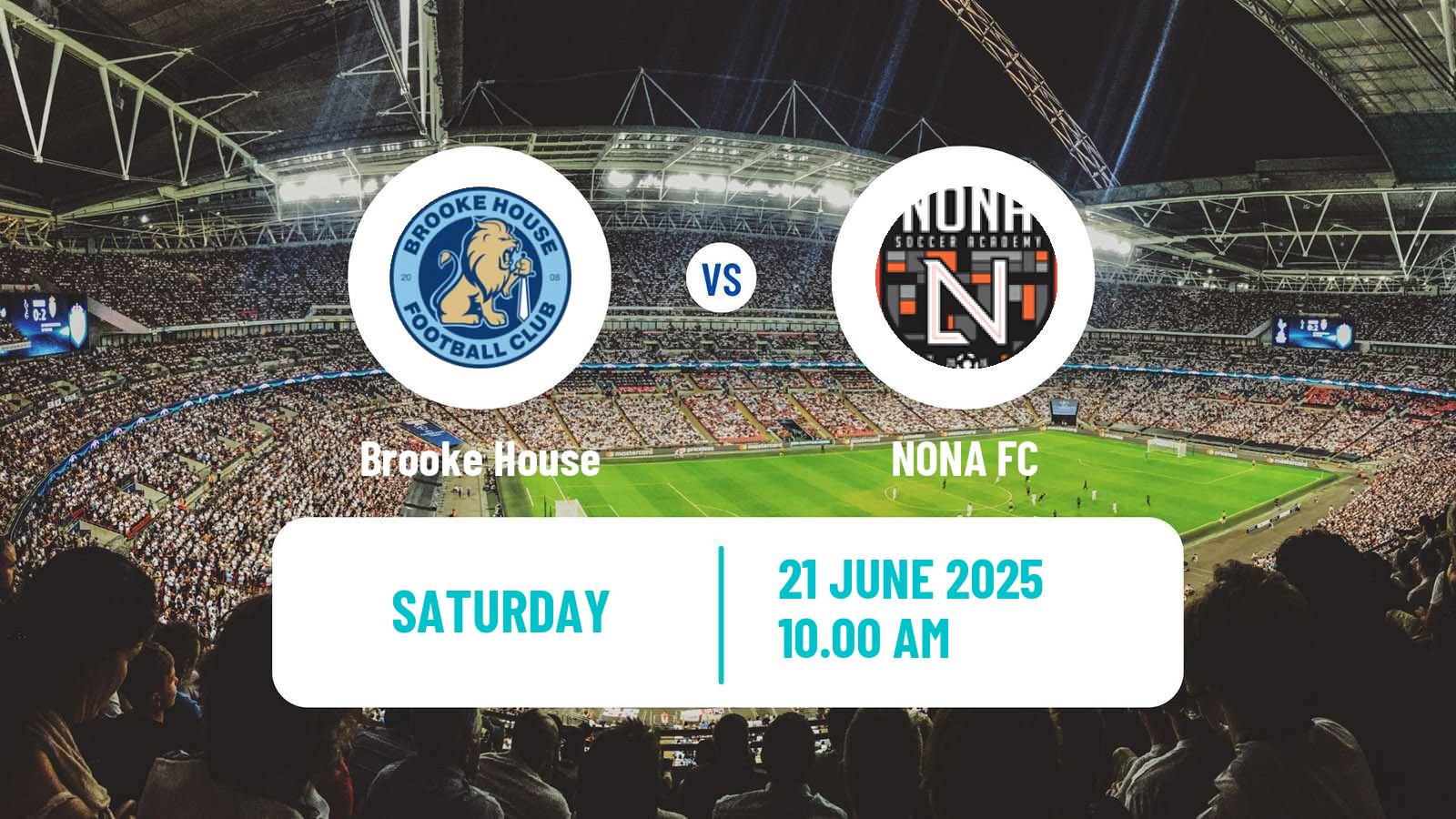 Soccer USL League Two Brooke House - NONA