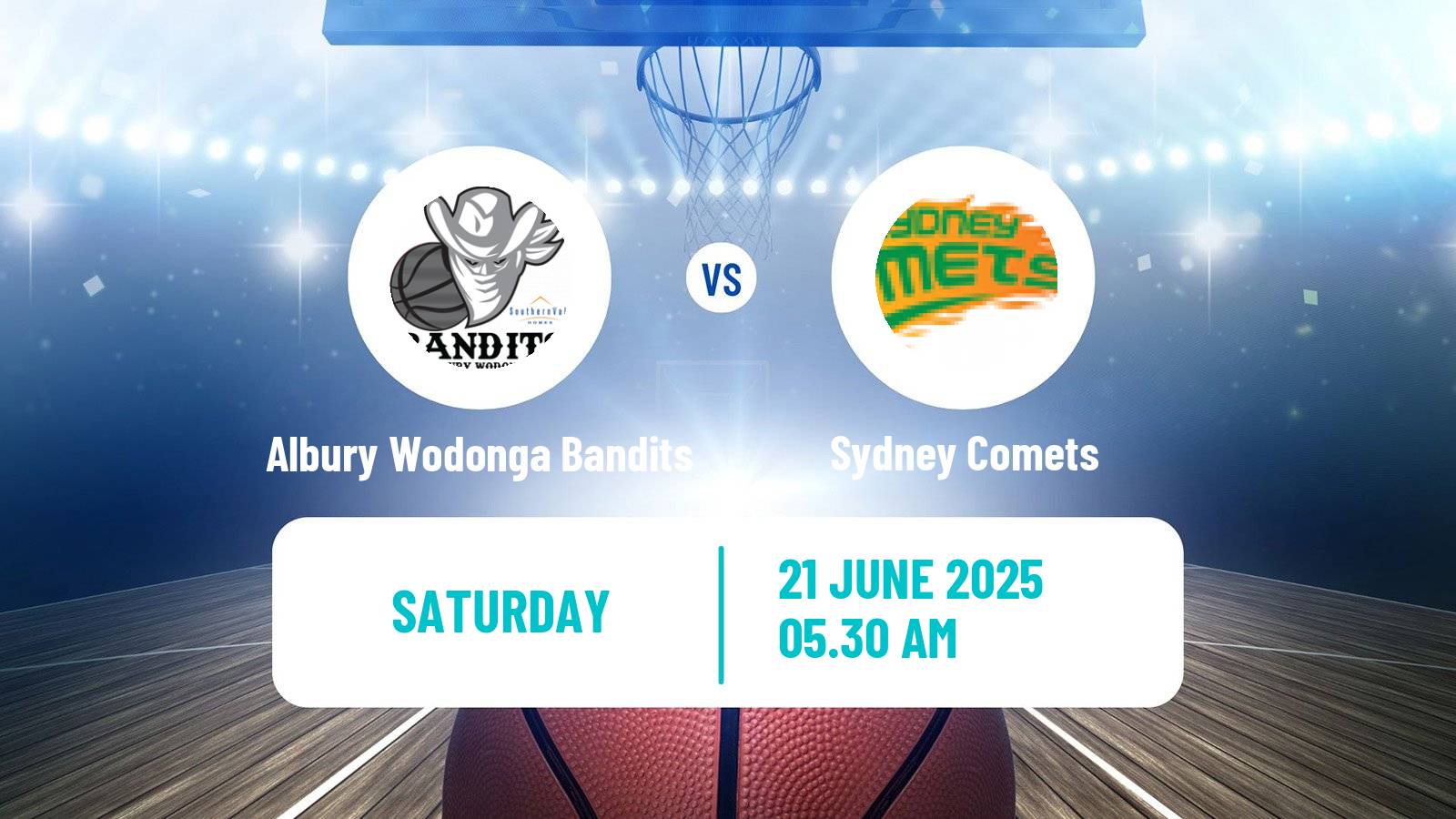 Basketball Australian NBL1 East Albury Wodonga Bandits - Sydney Comets