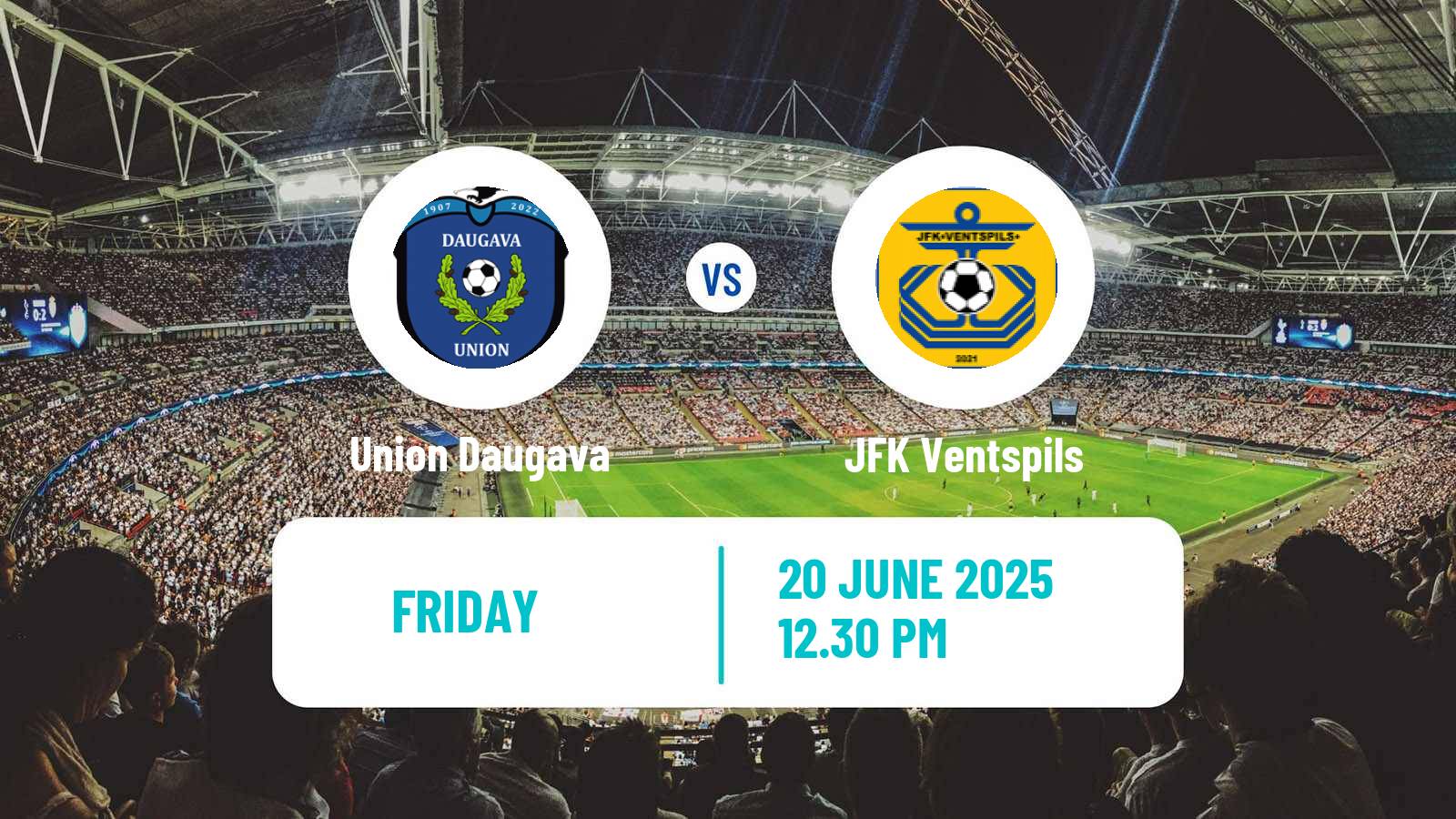 Soccer Latvian Cup Union Daugava - JFK Ventspils