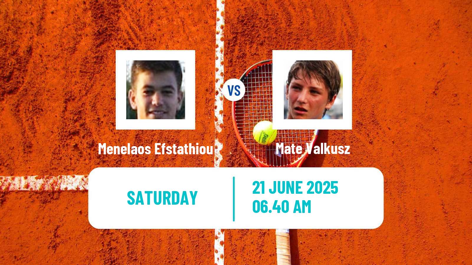 Tennis ITF M15 Nyiregyhaza 2 Men Menelaos Efstathiou - Mate Valkusz