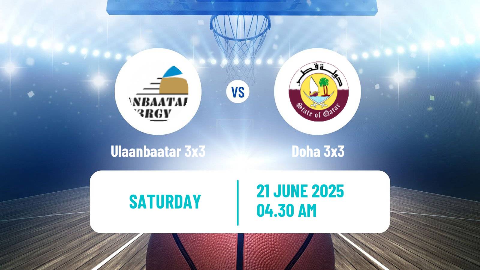 Basketball World Tour Ulaanbaatar 3x3 Ulaanbaatar 3x3 - Doha 3x3