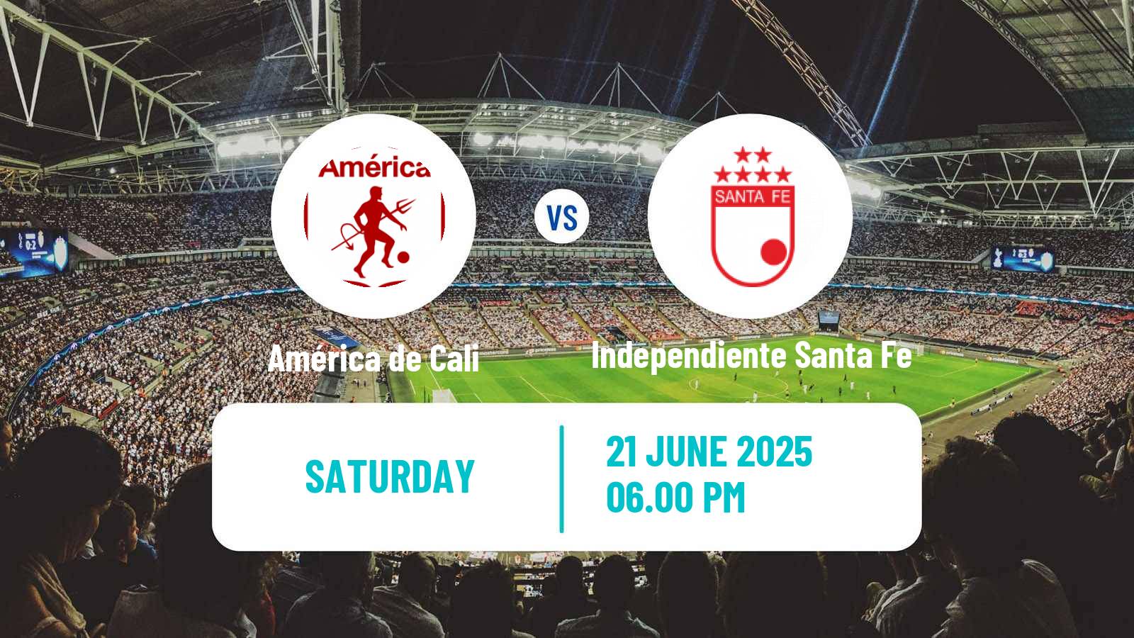 Soccer Colombian Liga Women América de Cali - Independiente Santa Fe