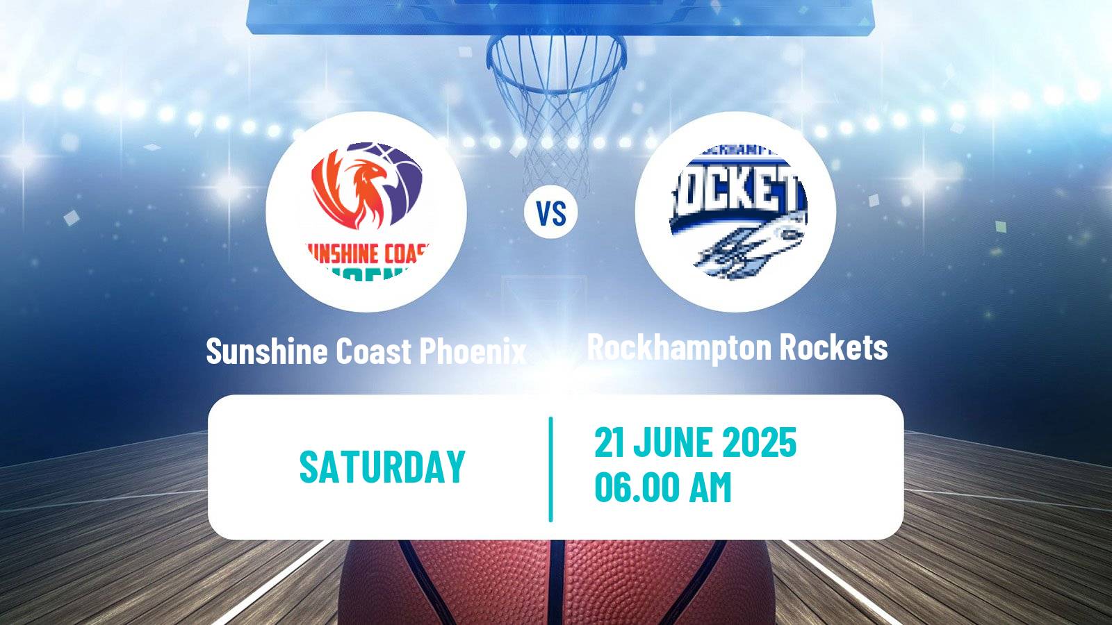 Basketball Australian NBL1 North Sunshine Coast Phoenix - Rockhampton Rockets