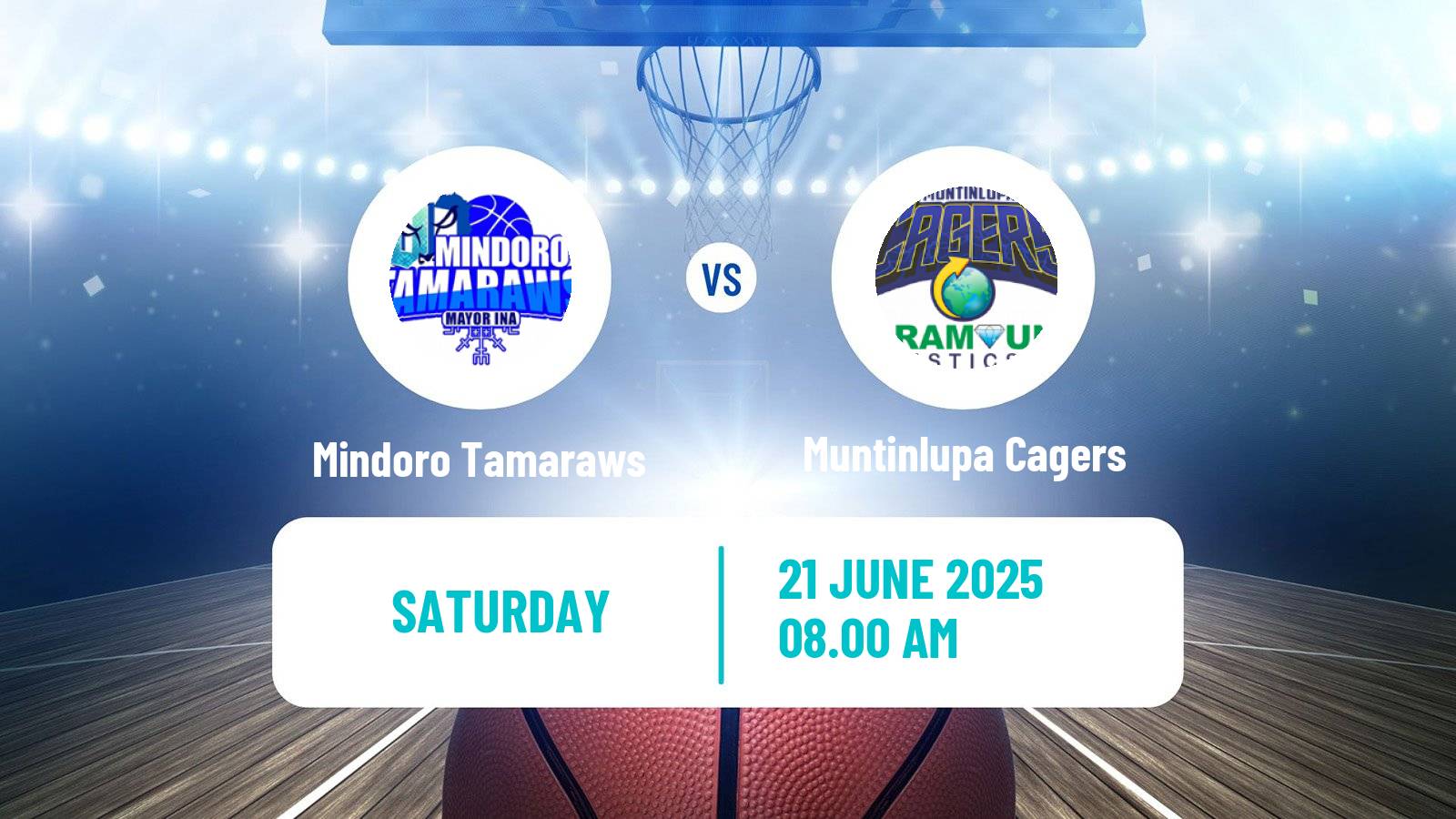 Basketball Philippines MBPL  Mindoro Tamaraws - Muntinlupa Cagers