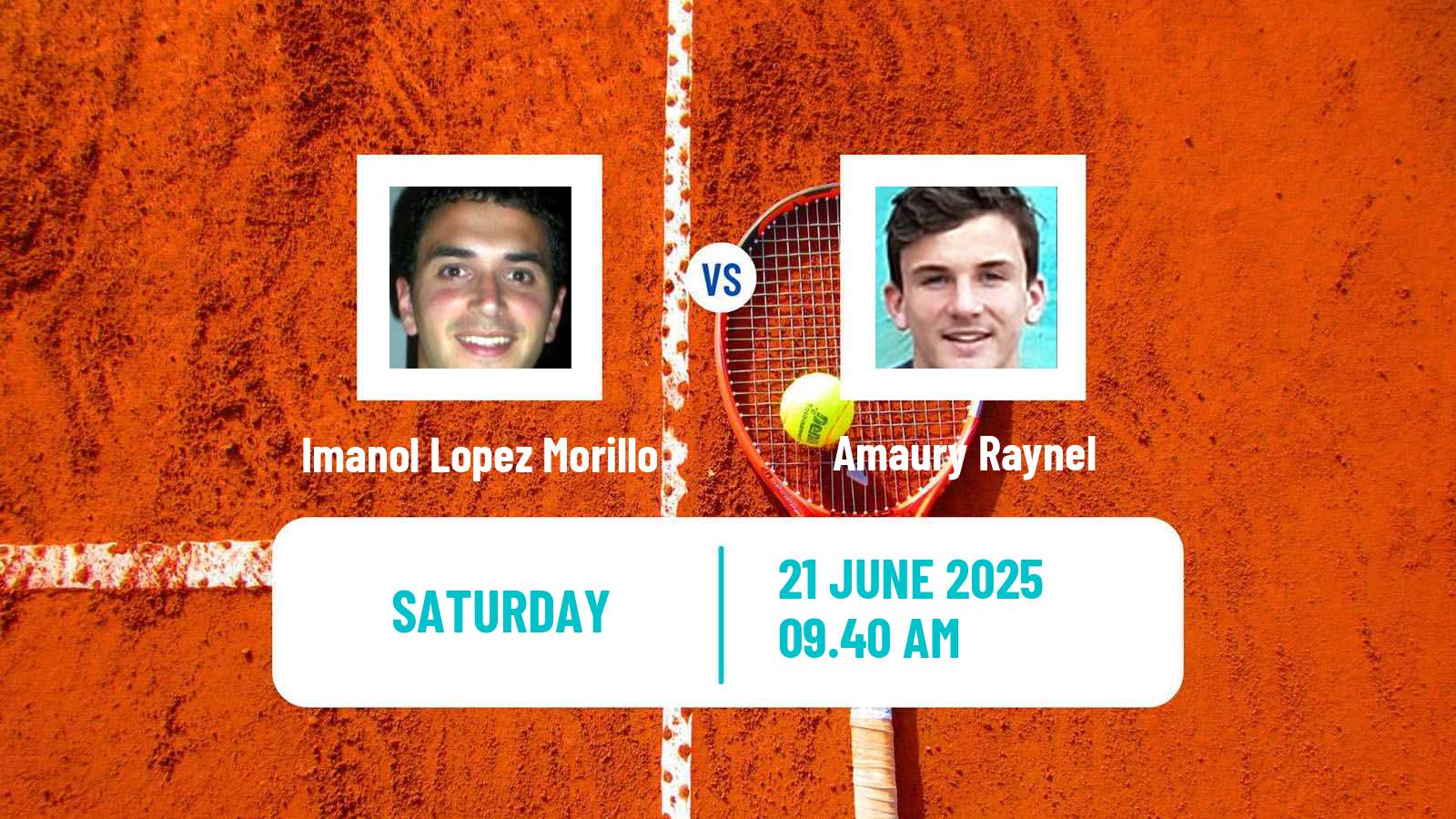 Tennis ITF M15 Saarlouis Men Imanol Lopez Morillo - Amaury Raynel