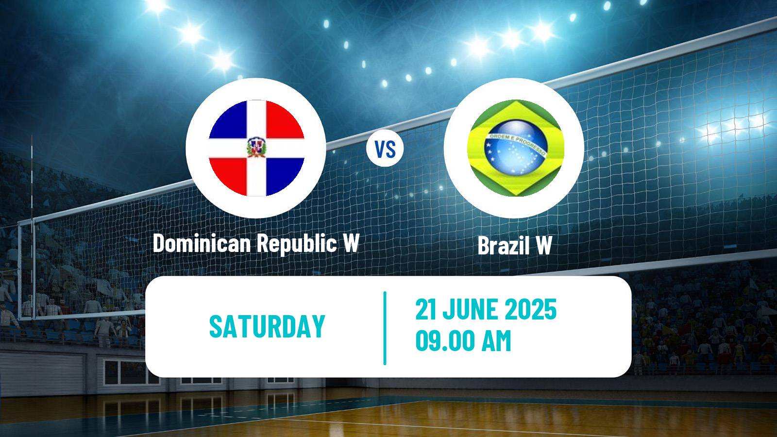 Volleyball Nations League Volleyball Women Dominican Republic W - Brazil W